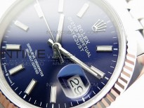 DateJust 36mm 126234 BP 1:1 Best Edition 904L Steel New Version Blue Dial on Jubilee Bracelet