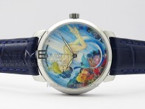 CLASSICO SS Style01 FKF Best Edition ON BLUE LEATHER STRAP A2892