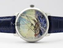 CLASSICO SS Style05 FKF Best Edition On Blue leather strap A2892