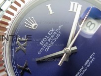 DateJust 41 126334 SS BP 1:1 Best Edition New Version Blue Roman Markers Dial on Jubilee Bracelet