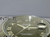 DateJust 41 126334 SS BP 1:1 Best Edition New Version Black Roman Markers Dial on Jubilee Bracelet
