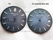 Nautilus Jumbo 5711 Super Replication PPF V4 1:1 Best Edition Blue Textured Dial on SS Bracelet PPF324