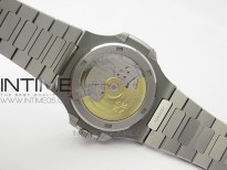 Nautilus Jumbo 5711 Super Replication PPF V4 1:1 Best Edition Gray Textured Dial on SS Bracelet PPF324