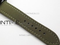 Avenger Bandit Titanium DLC B50 Best Edition Gray Carbon Dial on Green Nylon Strap A7750