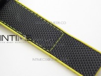 Avenger Bandit Titanium DLC B50 Best Edition Black Dial on Black/Yellow Gummy strap A7750