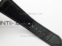 Nautilus Jumbo 5711 Super Replication PPF V4 1:1 Best Edition Gray Textured Dial on Black Leather Strap PPF324