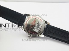 SuperOcean 42mm AB2010 SS 1:1 Best Edition White Dial Black Ceramic Bezel on Black Rubber strap ETA2824