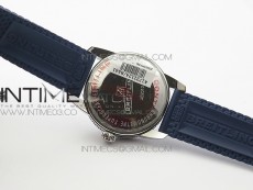 SuperOcean 42mm AB2010 SS 1:1 Best Edition Blue Dial Blue Ceramic Bezel on Blue Rubber strap ETA2824