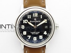 LEMAN Automatic SS 3AF Best Edition Black Dial on Brown Leather Strap MIYOTA 9015