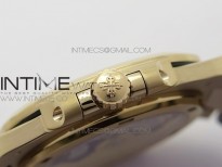 Nautilus 5711/1R PPF V4 1:1 Best Edition White Textured Dial on Brown Leater Strap 324CS (Free box)
