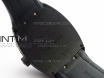Vanguard V45 All Black DLC ZF 1:1 Best Edition Black Dial on Black Rubber Strap MIYOTA 9015