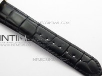 Sexual Revolution Erotic Watch RG ZSF White Dial SS Markers on Black Leather Strap A23J