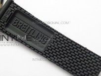 SuperOcean Black Ceramic Bezel B50 Best Edition Green Dial on Black Rubber Strap A7750