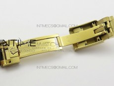 Daytona YG 116518LN JH Best Black Dial Gold Subdial On Rubber Strap A4130 (Free XS rubber strap)