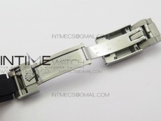 Daytona 116519LN JH Black dial Sticks markers On Rubber Strap A4130 (Free XS rubber strap)