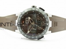Executime 322 SS TWA 1:1 Best edition Brown Dial on Brown Rubber Strap Asian UN-32