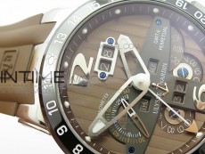 Executime 322 SS TWA 1:1 Best edition Brown Dial on Brown Rubber Strap Asian UN-32