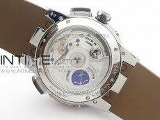 Executime 322 SS TWA 1:1 Best edition Brown Dial on Brown Rubber Strap Asian UN-32