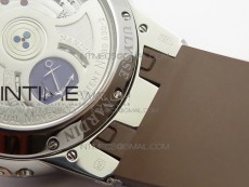 Executime 322 SS TWA 1:1 Best edition Brown Dial on Brown Rubber Strap Asian UN-32