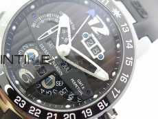 Executive Toro SS TWA 1:1 Best Edition Black Dial on Black Rubber Strap Asian UN-32