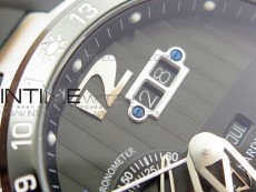 Executive Toro SS TWA 1:1 Best Edition Black Dial on Black Rubber Strap Asian UN-32