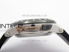 Executive Toro SS TWA 1:1 Best Edition Black Dial on Black Rubber Strap Asian UN-32