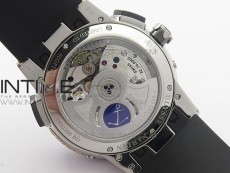 Executive Toro SS TWA 1:1 Best Edition Black Dial on Black Rubber Strap Asian UN-32