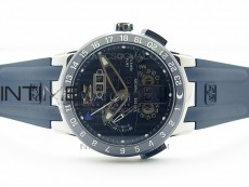 Executive Toro SS TWA 1:1 Best Edition Blue Dial on Blue Rubber Strap Asian UN-32