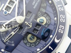 Executive Toro SS TWA 1:1 Best Edition Blue Dial on Blue Rubber Strap Asian UN-32