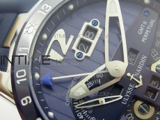 Executive Toro SS TWA 1:1 Best Edition Blue Dial on Blue Rubber Strap Asian UN-32