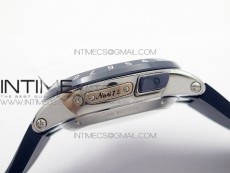 Executive Toro SS TWA 1:1 Best Edition Blue Dial on Blue Rubber Strap Asian UN-32
