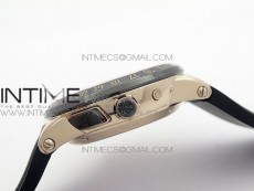 Executive Toro 326-03 RG TWA 1:1 Best Edtion Black Dial on Black Rubber Strap Asian UN-32
