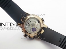 Executive Toro 326-03 RG TWA 1:1 Best Edtion Black Dial on Black Rubber Strap Asian UN-32