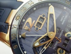 Executive Toro RG TWA 1:1 Best Edition Blue Dial on Blue Rubber Strap Asian UN-32