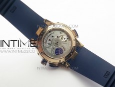 Executive Toro RG TWA 1:1 Best Edition White Dial on Blue Rubber Strap Asian UN-32