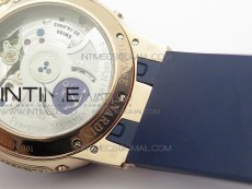 Executive Toro RG TWA 1:1 Best Edition White Dial on Blue Rubber Strap Asian UN-32