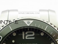 Conquest L3.840.4.56.6 Real Ceramic Bezel SS ZF 1:1 Best Edition Green dial On SS Bracelet A2824