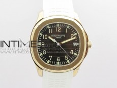 Aquanaut 5167R RG ZF 1:1 Best Edition Brown Dial on White Rubber Strap 324CS (Free box)