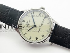 Jaquet Droz Astrale SS FK 1:1 Best Edition White dial on Black Leather Strap A1163.4