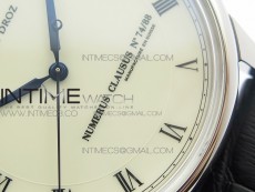 Jaquet Droz Astrale SS FK 1:1 Best Edition White dial on Black Leather Strap A1163.4