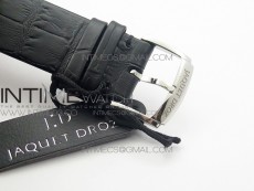 Jaquet Droz Astrale SS FK 1:1 Best Edition White dial on Black Leather Strap A1163.4