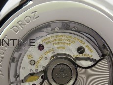 Jaquet Droz Astrale SS FK 1:1 Best Edition White dial on Black Leather Strap A1163.4