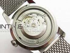 Super Ocean Heritage Gray Ceramic Bezel SS Gray Dial on SS Bracelet A2824