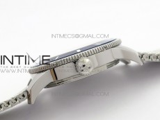 Super Ocean Heritage Blue Ceramic Bezel SS White Dial on SS Bracelet A2824