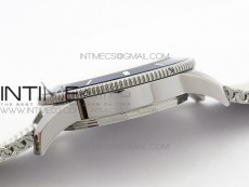 Super Ocean Heritage Blue Ceramic Bezel SS White Dial on SS Bracelet A2824