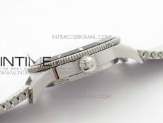 Super Ocean Heritage Black Ceramic Bezel SS Black Dial on SS Bracelet A2824