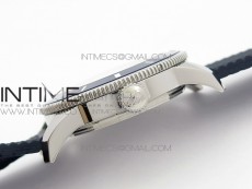 Super Ocean Heritage Blue Ceramic Bezel SS Blue Dial on Rubber Strap A2824