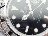 GMT Master II 126710 White/Black T Crystal BP Best Edition Black Dial On SS Bracelet  3186 CHS