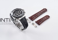 Genuine Alligator Leather Strap with Metal Insert for Rolex