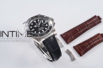 Genuine Alligator Leather Strap with Metal Insert for Rolex